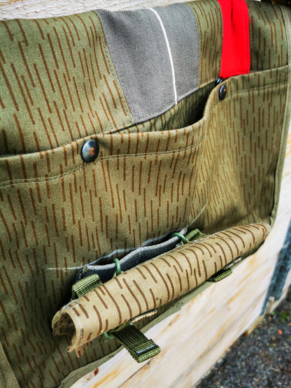 M-0167 Messenger Bag "Willi Saenger" in Rain Camo