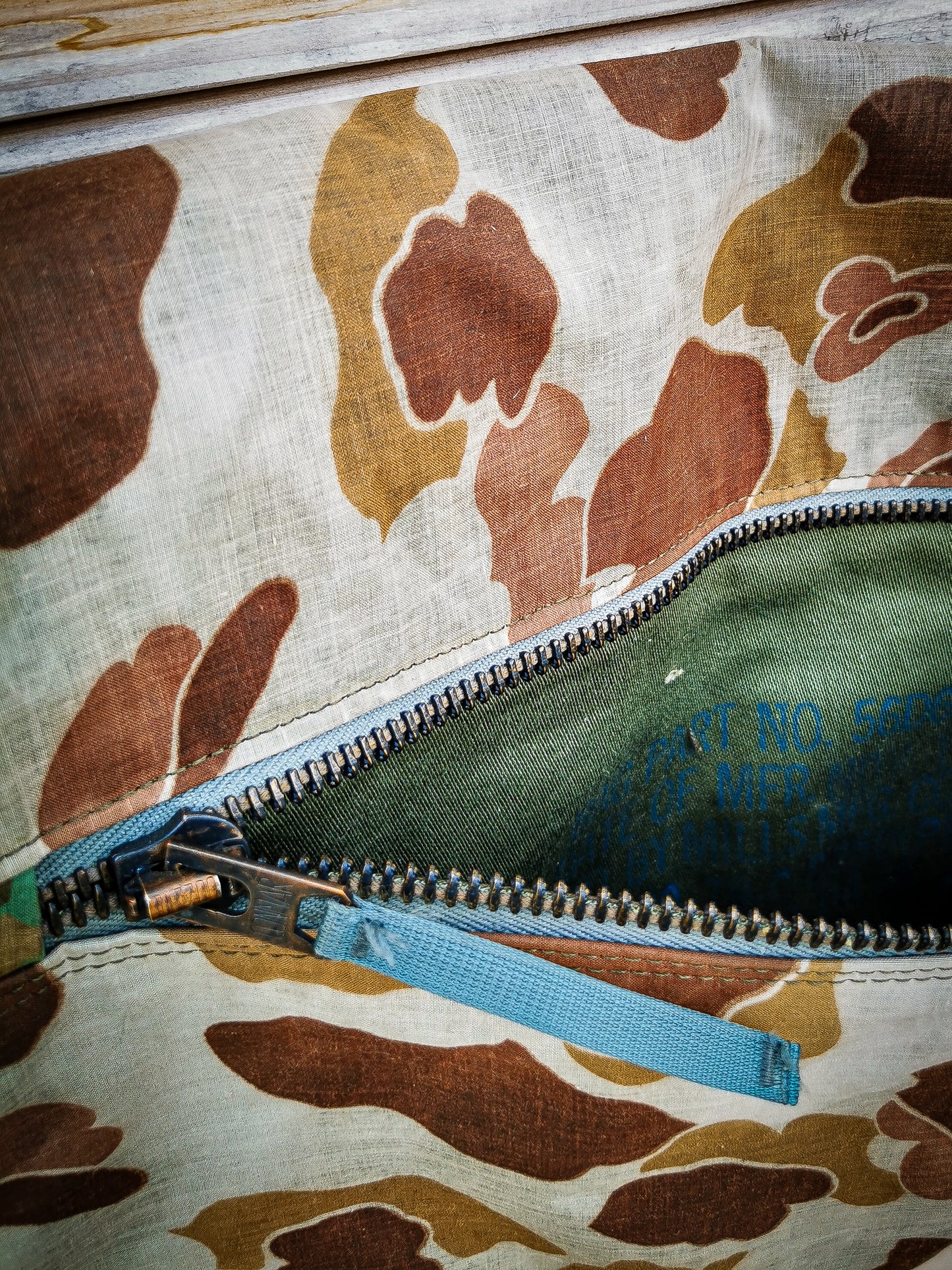 M-0168 Messenger Bag in WWII US Frogskin Camouflage