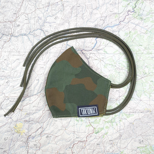 Face Mask - (NOR) "Air Force Working Uniform" camouflage pattern