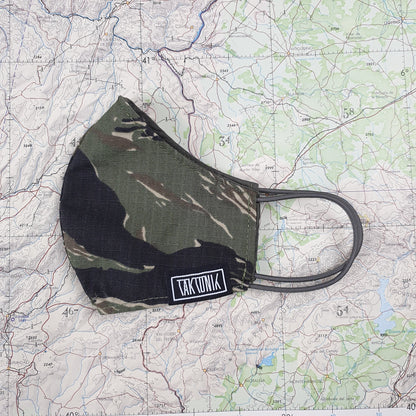 Face Mask - (USA) "Tiger Stripe" camouflage pattern