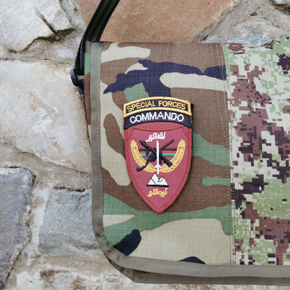 M-0136 Messenger Bag ANA II/III in M81 Woodland and "Spec4ce" patterns