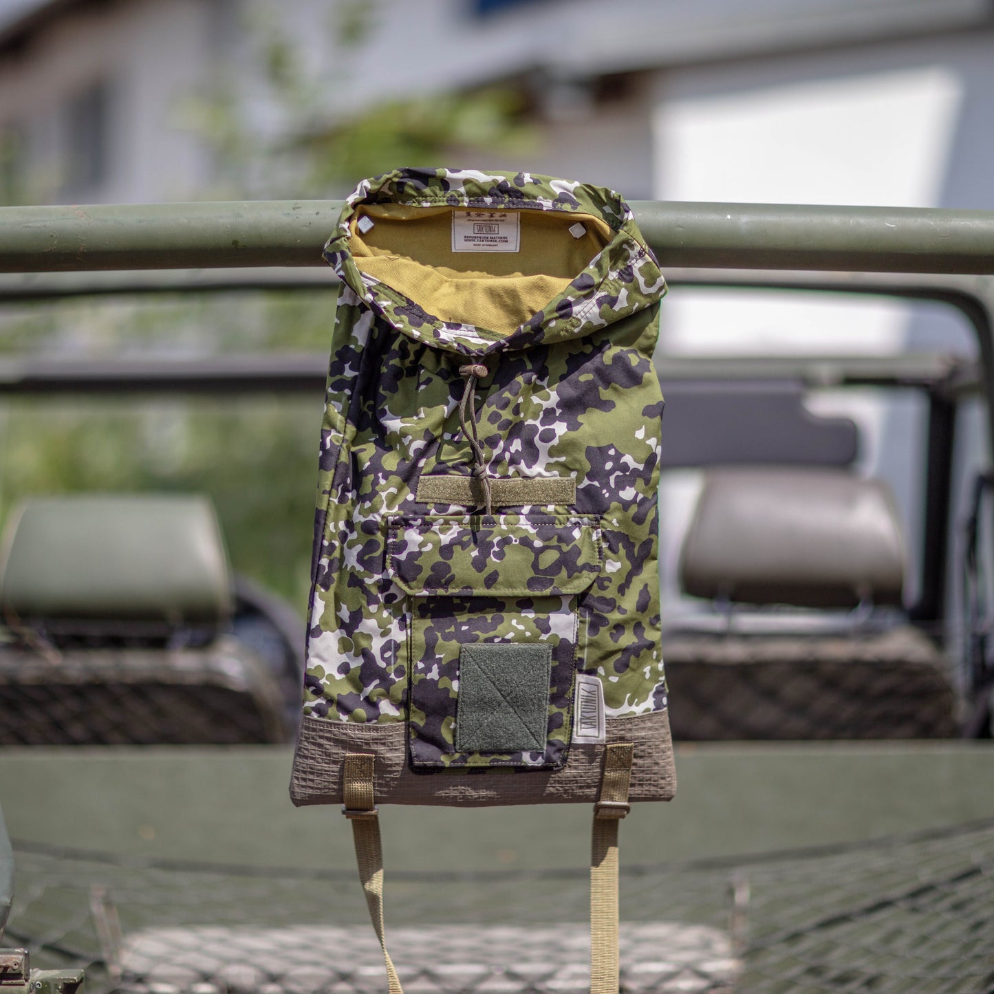 V-0121 Slim Veshmeshok / Daypack in Danish M/84 camouflage pattern